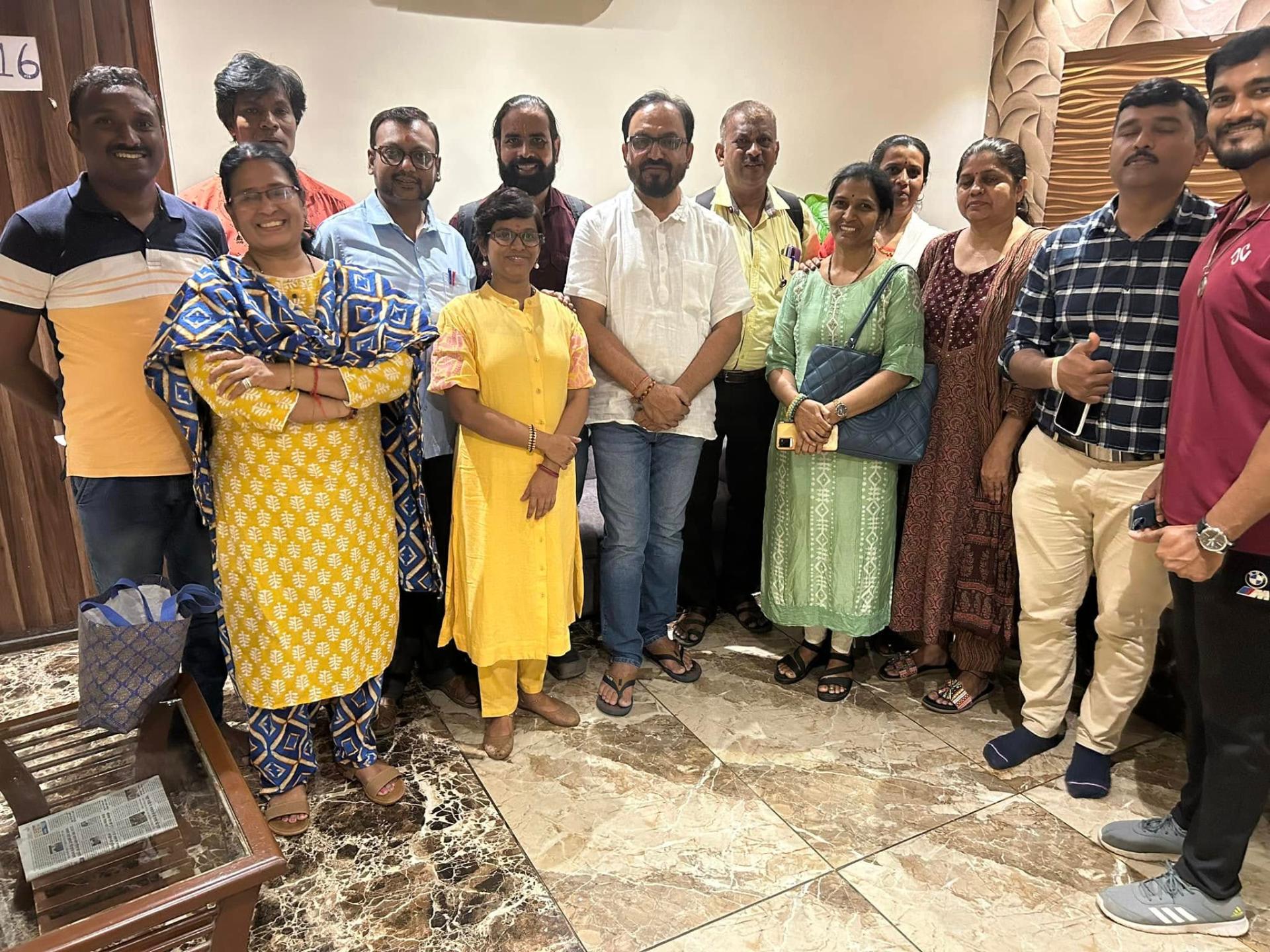 Mumbai 2023 — Advanced reflexology training cohort