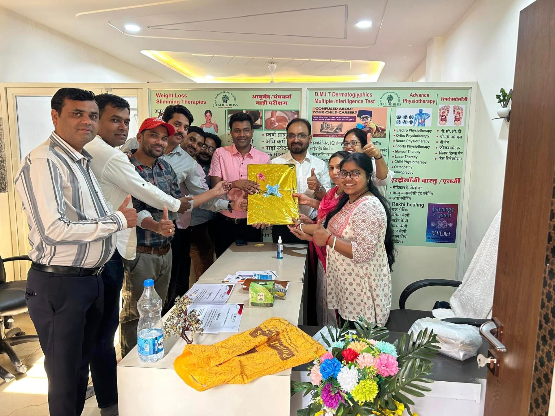 Indore 2023 — Holistic care training at Healing Bliss centre