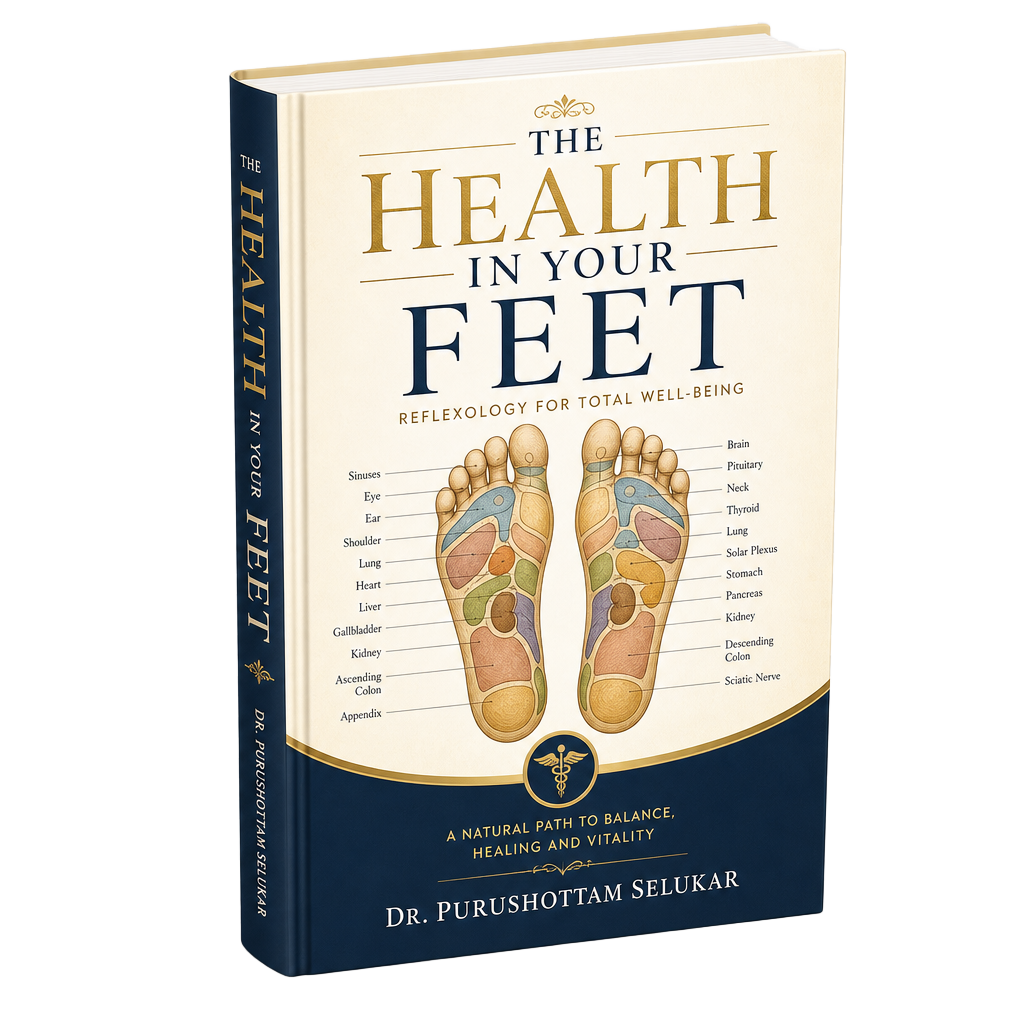 The Health in Your Feet — book cover by Dr. Purushottam Selukar